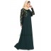 Sleeveless long Dress with a short fancy Jacket -Dark Green Sleeveless long Dress with a short fancy Jacket -Dark Green